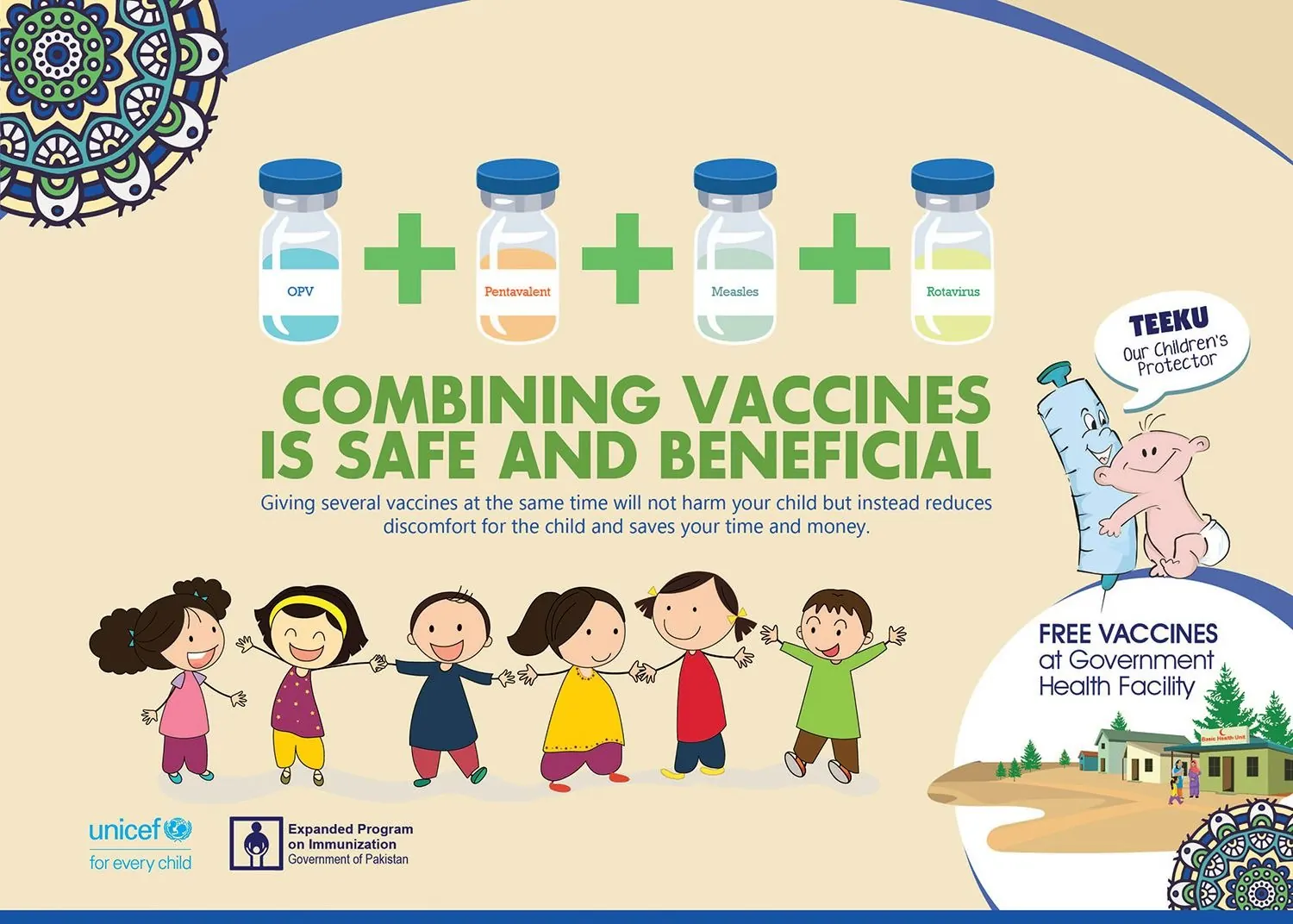 Measles health education poster