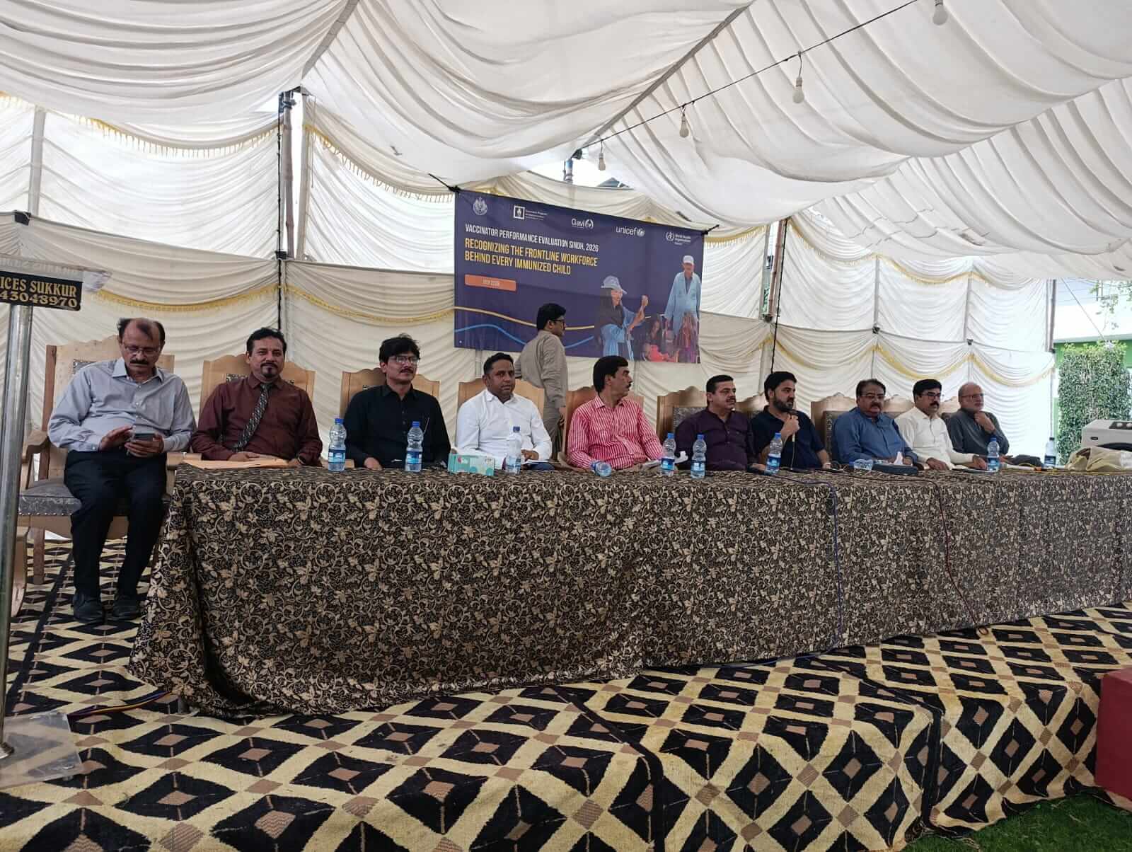 Khuli Kachehri with Vaccinators – District Sukkur — photo 3