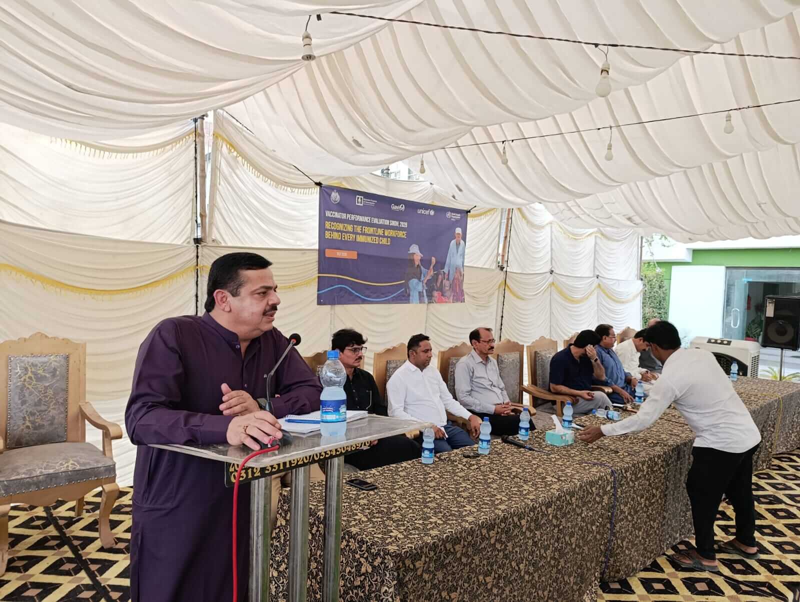 Khuli Kachehri with Vaccinators – District Sukkur — photo 5