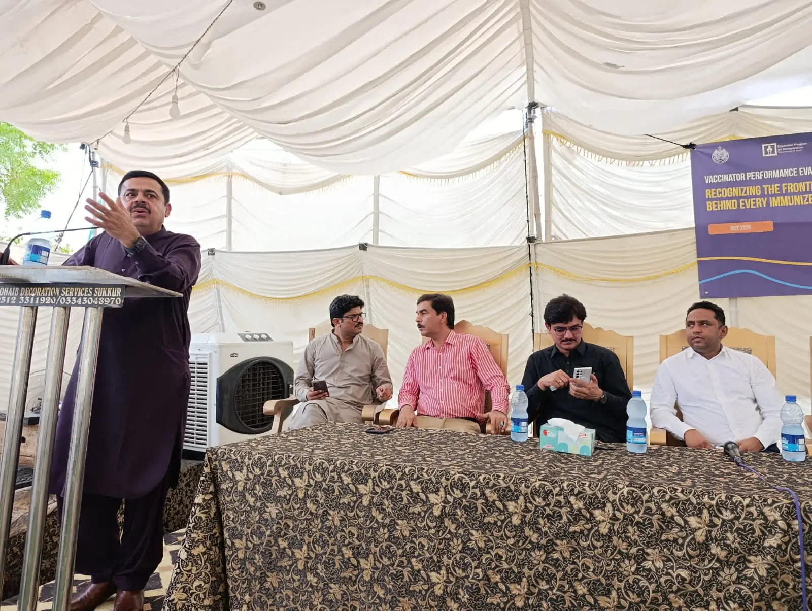 Khuli Kachehri with Vaccinators – District Sukkur — photo 6